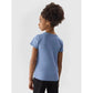 100% cotton plain girls' T-shirt 4F Junior *Kategoria tymczasowa Your Sports Performance