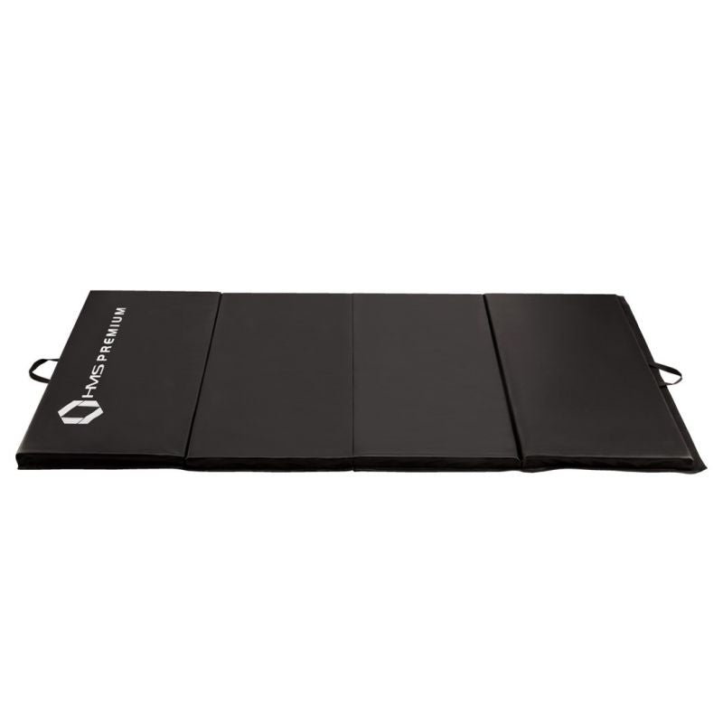 Folding gymnastics mattress black 2400x1200x50mm HMS MGS01 In preparation Your Sports Performance