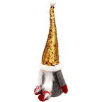 DECORATIVE gnome with magic sequins 35cm gray Home and Garden/Equipment Your Sports Performance