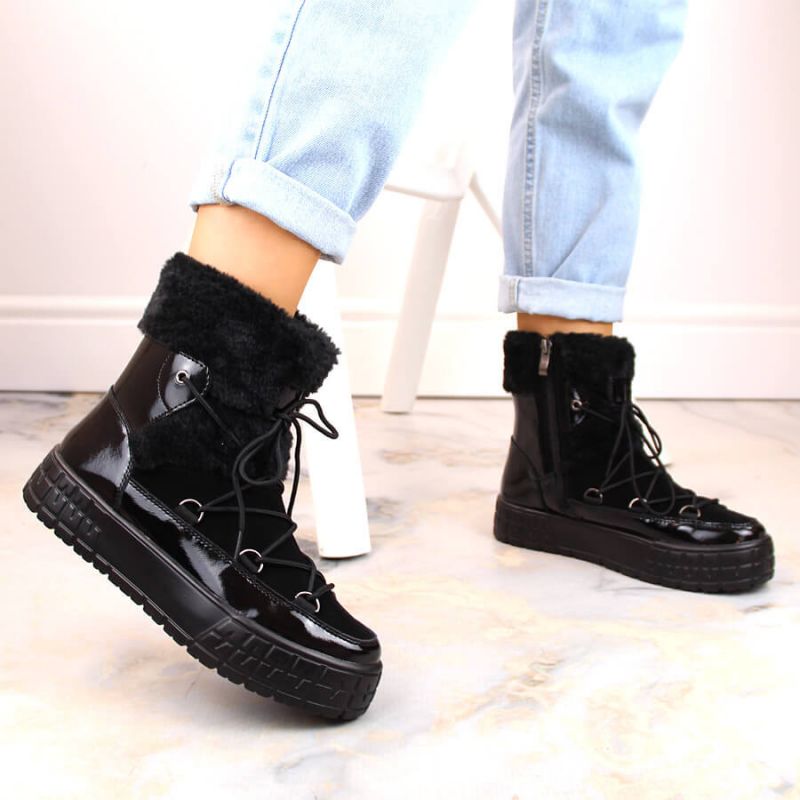 Filippo W PAW475A insulated leather platform boots, black Footwear/Lifestyle/Filippo Your Sports Performance