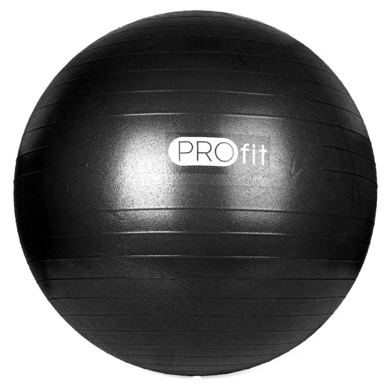 PROfit gym ball 55cm black with pump DK2102