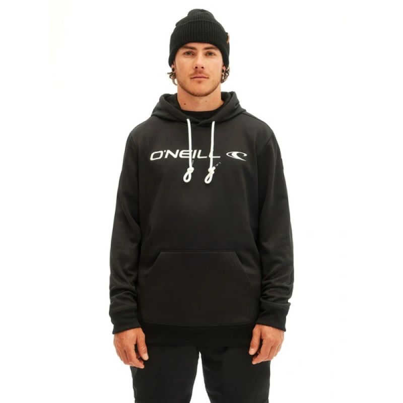 O'neill men's hoodie kangaroo pocket Rutile black fashionable To be categorized Your Sports Performance