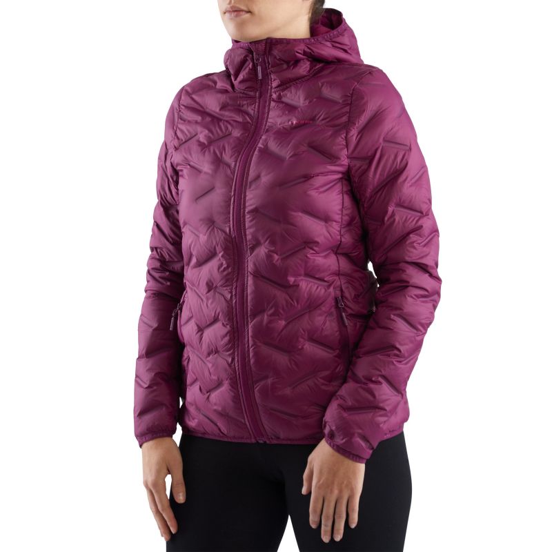 Viking Aspen Lady women's hooded down jacket, purple, insulated (750/23/8818/46) In preparation Your Sports Performance