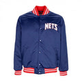 Mitchell &amp; Ness NBA Heavyweight Satin Jacket New Jersey Nets OJBF3413-NJNYYPPPNAVY Clothing/Lifestyle/Mitchell & Ness Your Sports Performance