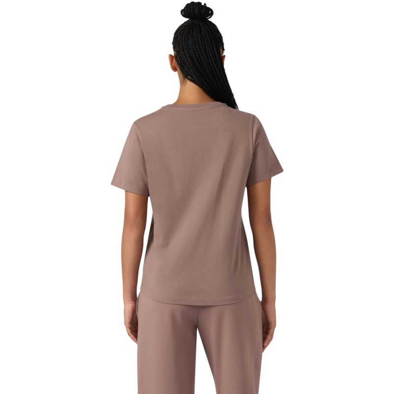 Champion Women's Short Sleeve T-shirt Dark Beige 119125 MS513