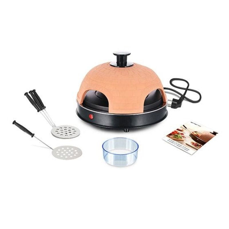Emerio PO-115985 Pizza Maker for 4 Pizzas 900 W Black, Orange AGD - Produkty/Automaty do pieczenia pizzy Your Sports Performance