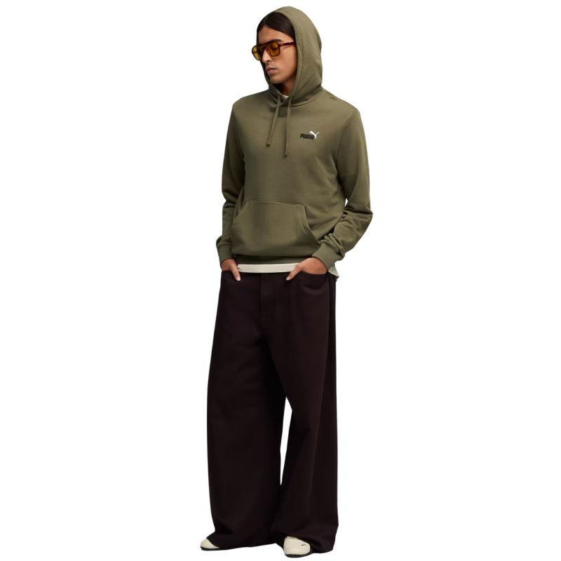 Men's Puma ESS 2 Color Small No. 1 Logo Hoodie olive 684719 81