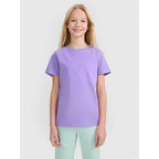 Girls' regular printed T-shirt 4F 4FJWSS25TTSHF2176-51S 4f