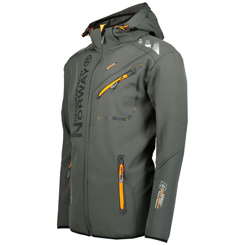 Geographical Norway Softshell Jacket Royaute DB 068 M WY8027H/GN/Dark Gray / Orange Clothing/Outdoor/Geographical Norway Your Sports Performance