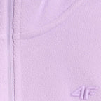 Women's fleece sweatshirt 4F F069 light purple 4FWAW25UFLEF069 52S In preparation Your Sports Performance