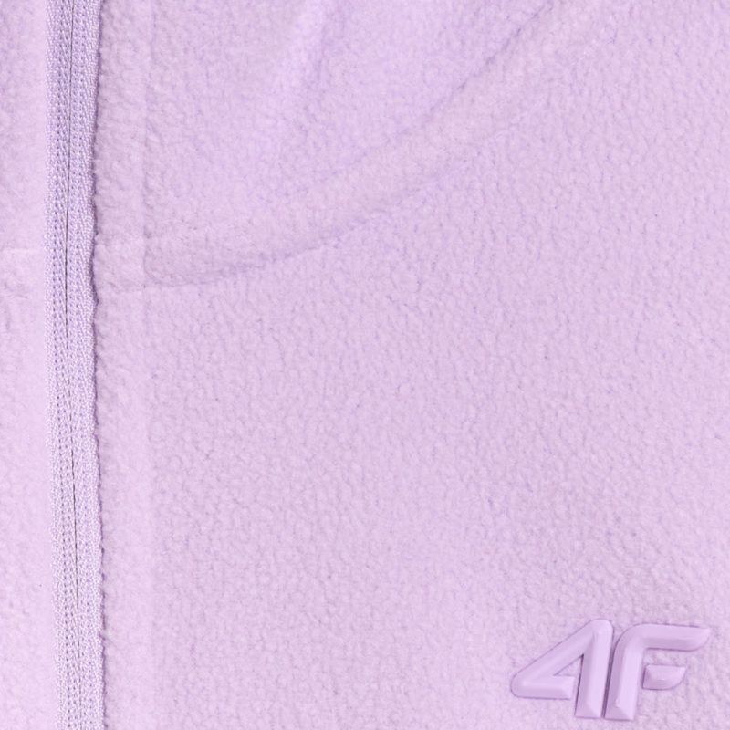 Women's fleece sweatshirt 4F F069 light purple 4FWAW25UFLEF069 52S In preparation Your Sports Performance