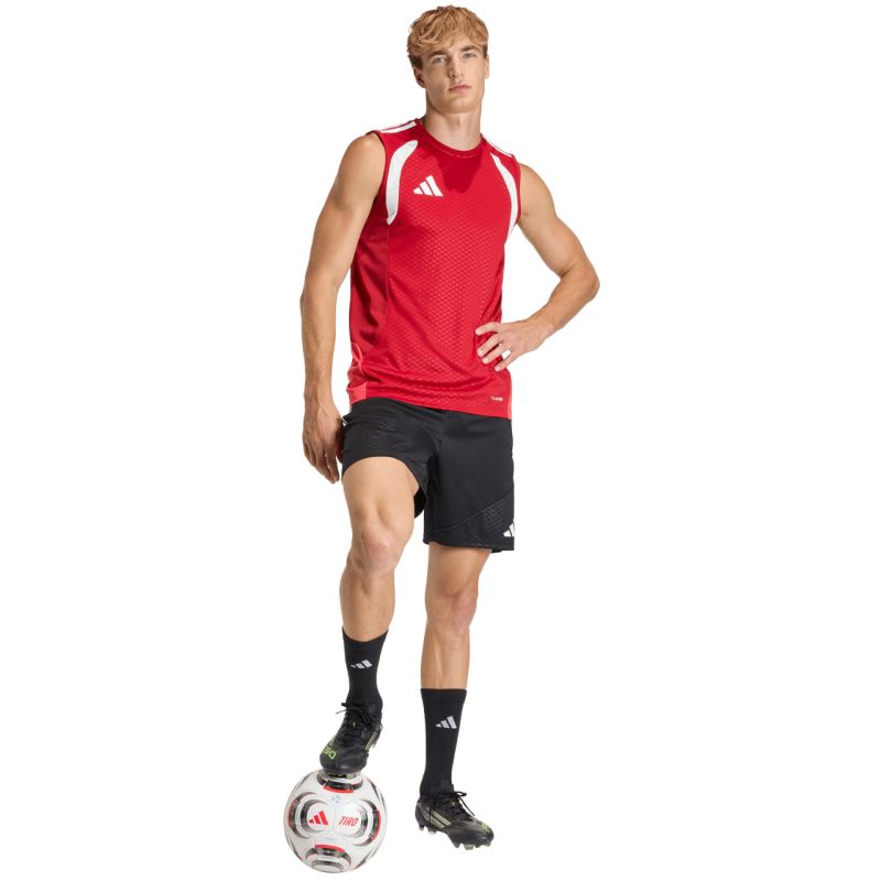 Men's adidas Tiro 26 Competition Sleeveless Jersey red KA7610
