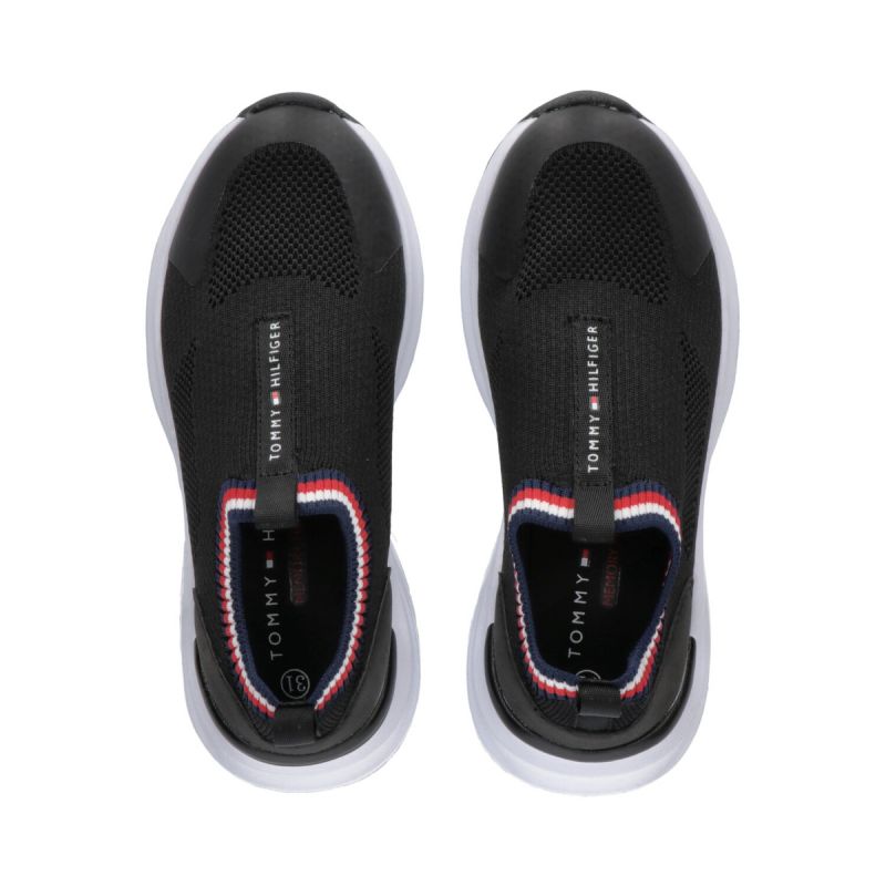Tommy Hilfiger Low Cut Easy-On Sneaker Black W T3A5-33057-1355999-999 Footwear/Lifestyle/Tommy Hilfiger Your Sports Performance