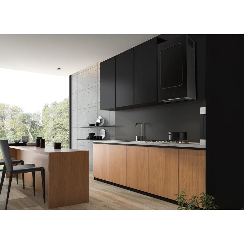 WK-12 CARMEN HOOD MATTE BLACK T800 - LINEAR LED AGD - Produkty/Okapy kuchenne Your Sports Performance