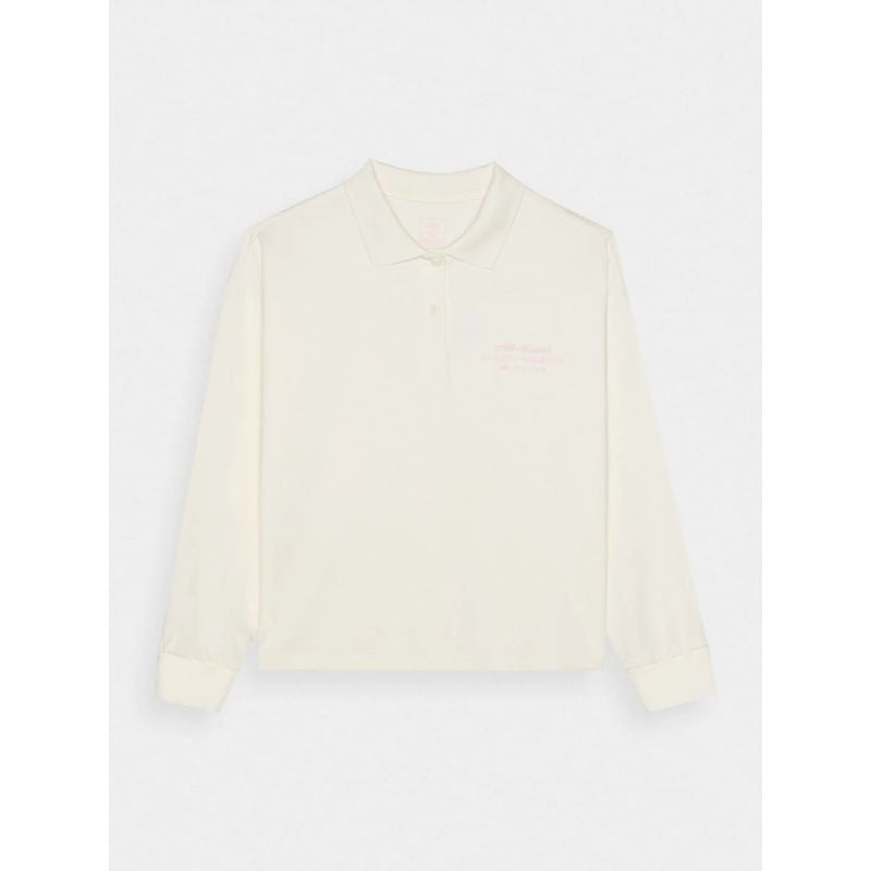 Girls' longsleeve plain 4F Junior 4FJRAW24TLONF438-11S *Kategoria tymczasowa Your Sports Performance