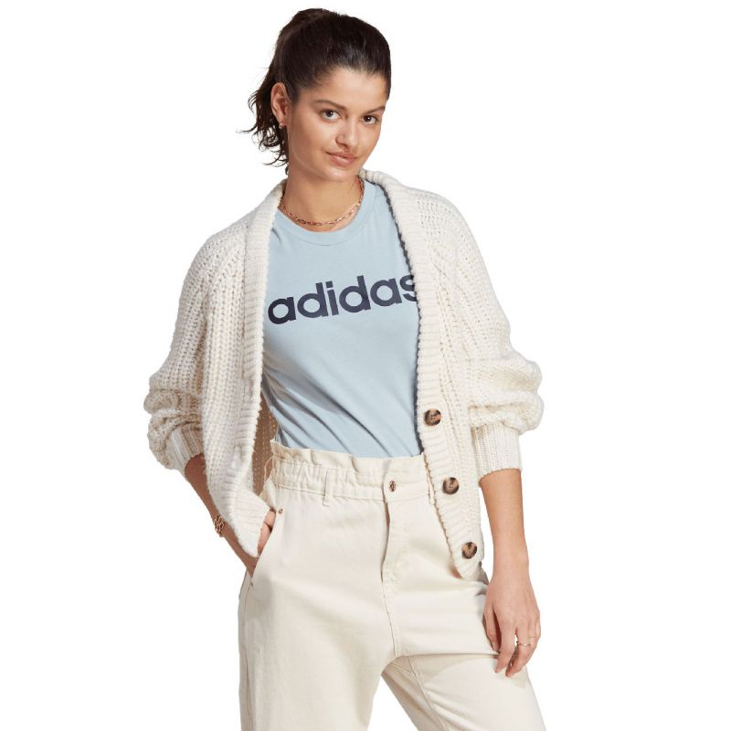 adidas Loungewear Essentials Slim Logo Tee adidas W IM2832 Clothing/Lifestyle/T-shirts Adidas