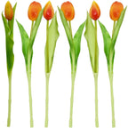 BOUQUET OF 7 ORANGE TULIPS 31 CM LIFE-LIKE SPRING DECORATION Home and Garden/Equipment Your Sports Performance