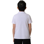 Boy's polo shirt 4F M662 white 4FJWSS26TPTSM662 10S