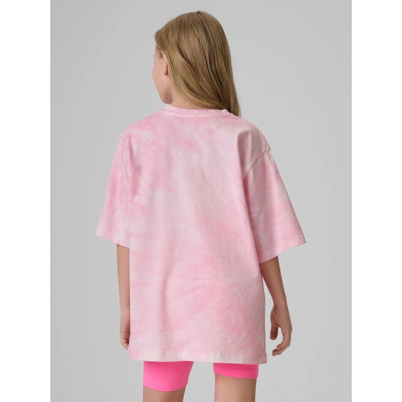 Girls' cotton T-shirt 4F 4FJRSS26TTSHF3911-56A