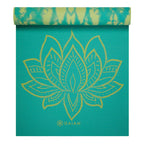 Double-sided Yoga Mat GAIAM Turquoise Lotus 6 MM 62344 Accessories/Training equipment Your Sports Performance