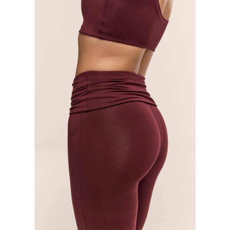 CASALL Sublime Folded Flare Pants, Burgundy