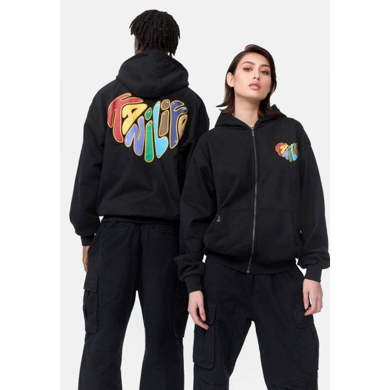 Karl Kani Woven Signature Kani Life OS Full Zip Hoodie 6021416 Clothing/Lifestyle/Karl Kani Your Sports Performance