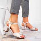 Sandals on the post of Sergio Leone W SK139F beige Footwear/Lifestyle Your Sports Performance
