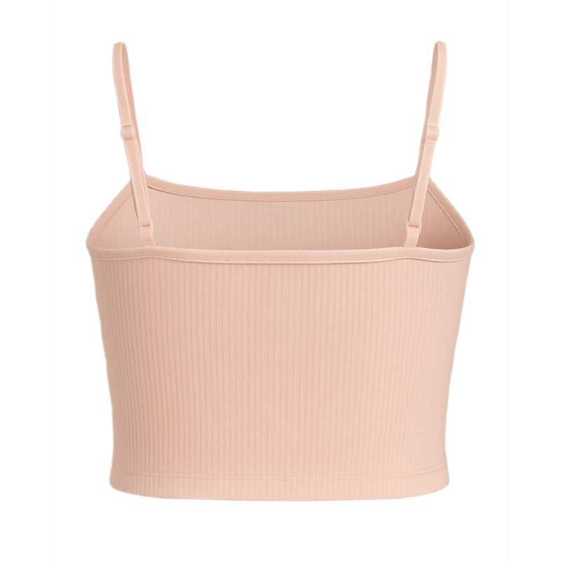 Nike Sportswear Essential Rib Crop Top Atmosphere/White - DM6737-610 Nike