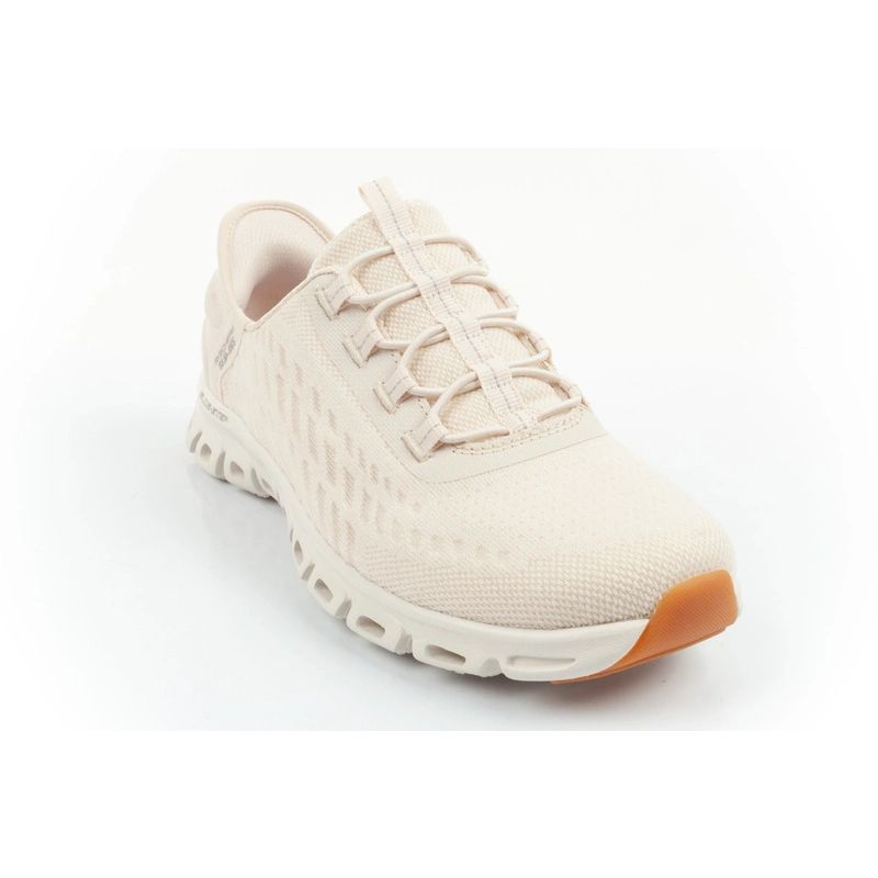 Skechers Glide-Step women's sneakers comfortable ecru slip-ins Skechers