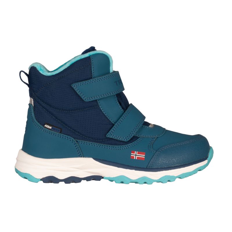 Trollkids Kids Hafjell Winter Boots waterproof snow boots with Velcro closure blue (264-102) In preparation Your Sports Performance