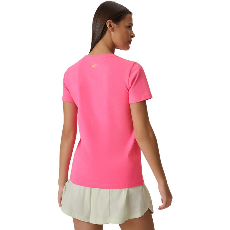 Women's T-shirt 4F F2718 fuchsia 4FWSS26TTSHF2718 55S