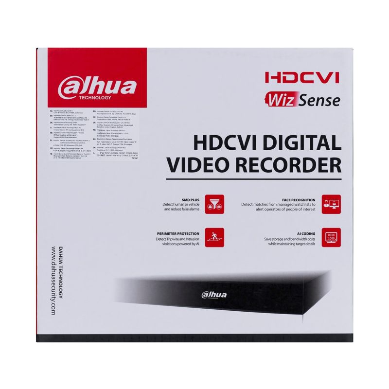 5-in-1 DVR DAHUA XVR5116HS-I3 CCTV Analog HD/Rejestratory Your Sports Performance