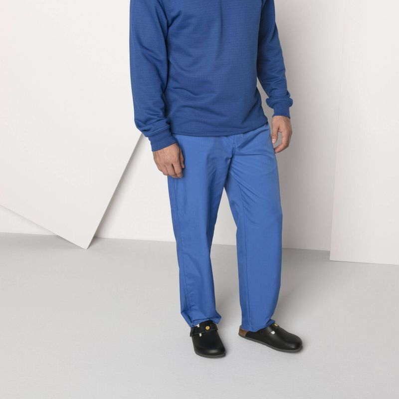 Women's Birkenstock Boston ESD Black clogs natural leather medical narrow slippers (0061368) Footwear/Lifestyle/Brinkenstock/Klapki/chodaki Birkenstock