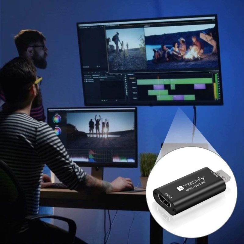 TECHLY GRABBER HDMI HDMI CAPTURE CARD 108 Kable i adaptery/Adaptery, przejściówki Your Sports Performance