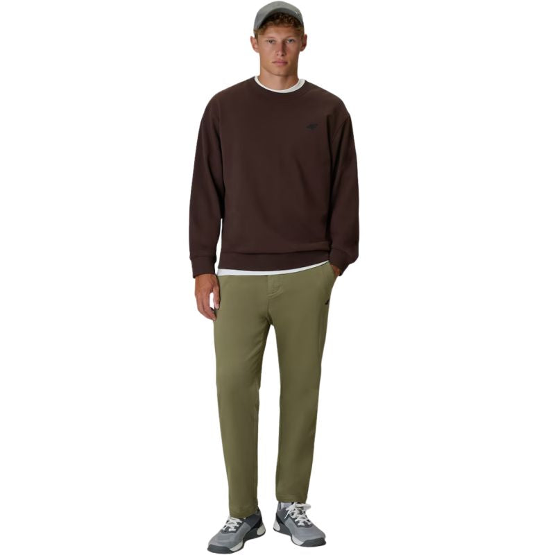 Men's trousers 4F M1808 khaki 4FWAW26TTROM1808 43S