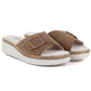 Women's brown leather wedge sandals S.Barski 7002 S.Barski