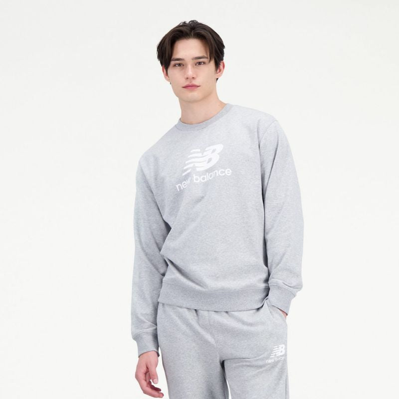 New Balance ESSENTIALS STACKED LOGO FRENC AG M sweatshirt MT31538AG Clothing/Lifestyle/New Balance New Balance