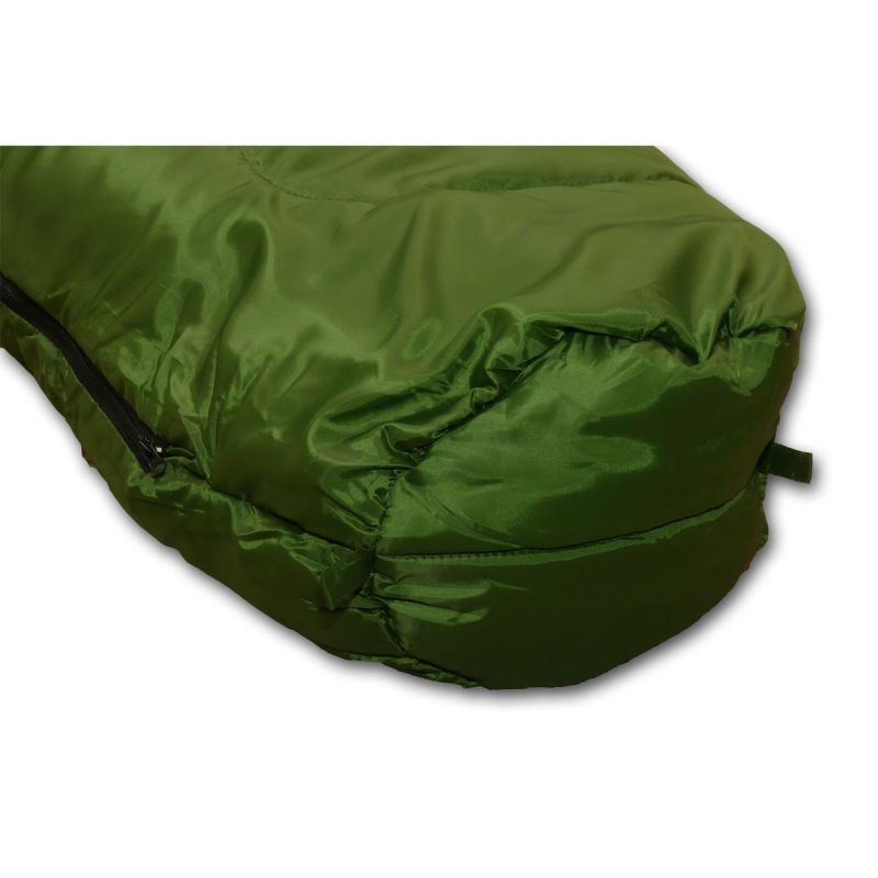 TOURIST SLEEPING BAG NEPAL 210x80x50CM GREEN ENERO CAMP Turystyka/Śpiwory/Mummie Your Sports Performance
