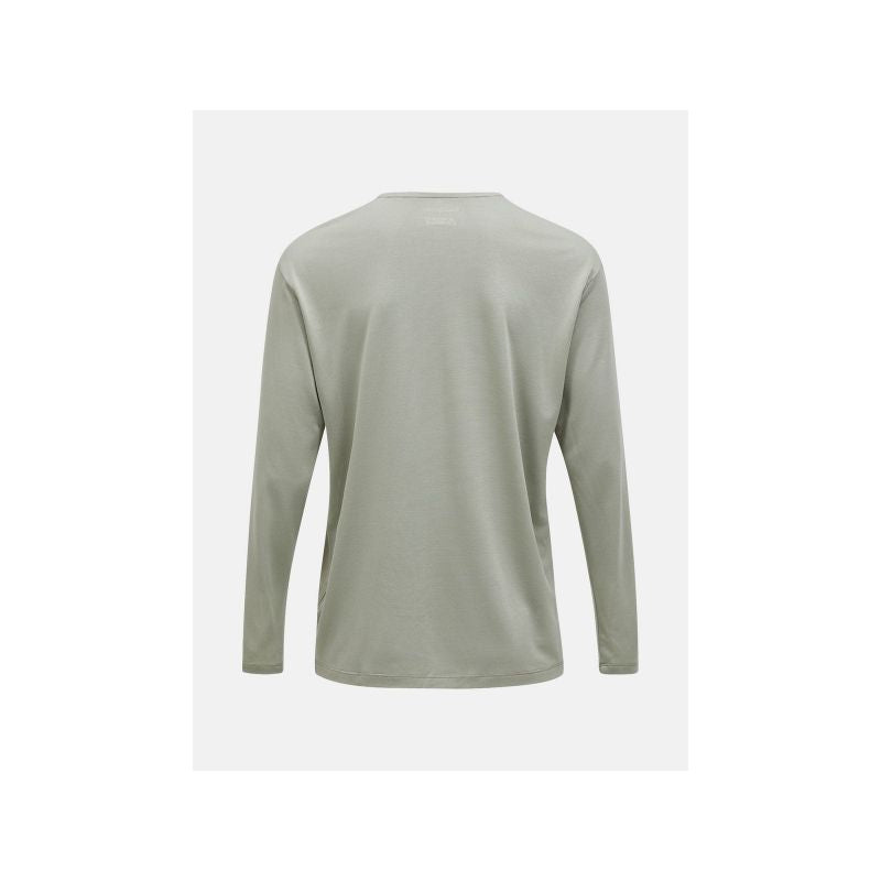 Peak Performance M Delta Ls Tee Green Peak Performance