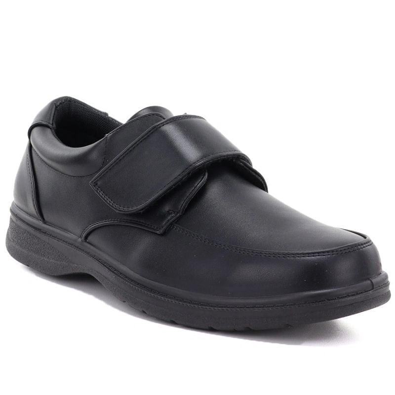 Men's black velcro shoes Vanhorn Z26-TO90404
