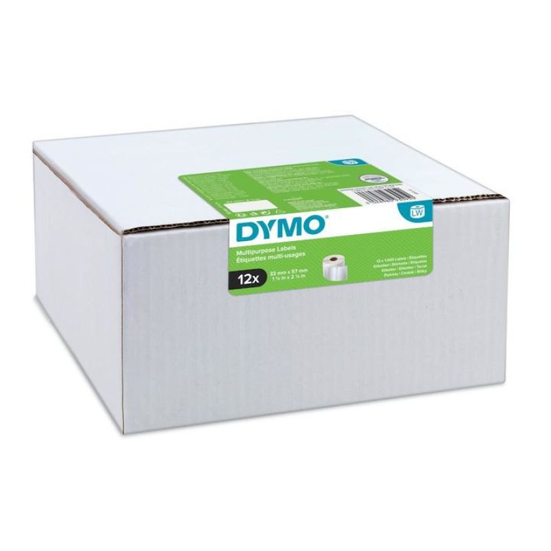 Dymo labels for various applications 57x32mm white 2093095 12 rolls Auto ID/Etykiety samoprzylepne Your Sports Performance