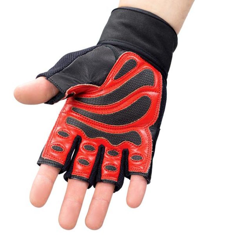 Black / Red HMS RST01 gym gloves XL Accessories/Gloves Your Sports Performance