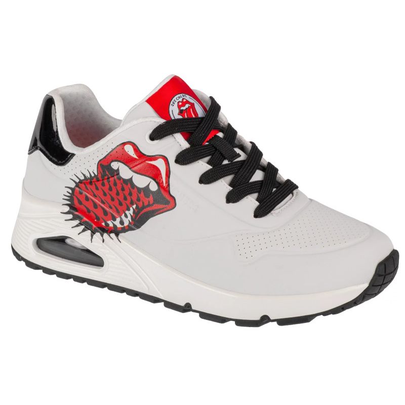 Skechers Uno-Rolling Stones Single 177965-WBK White 35.5 In preparation Your Sports Performance
