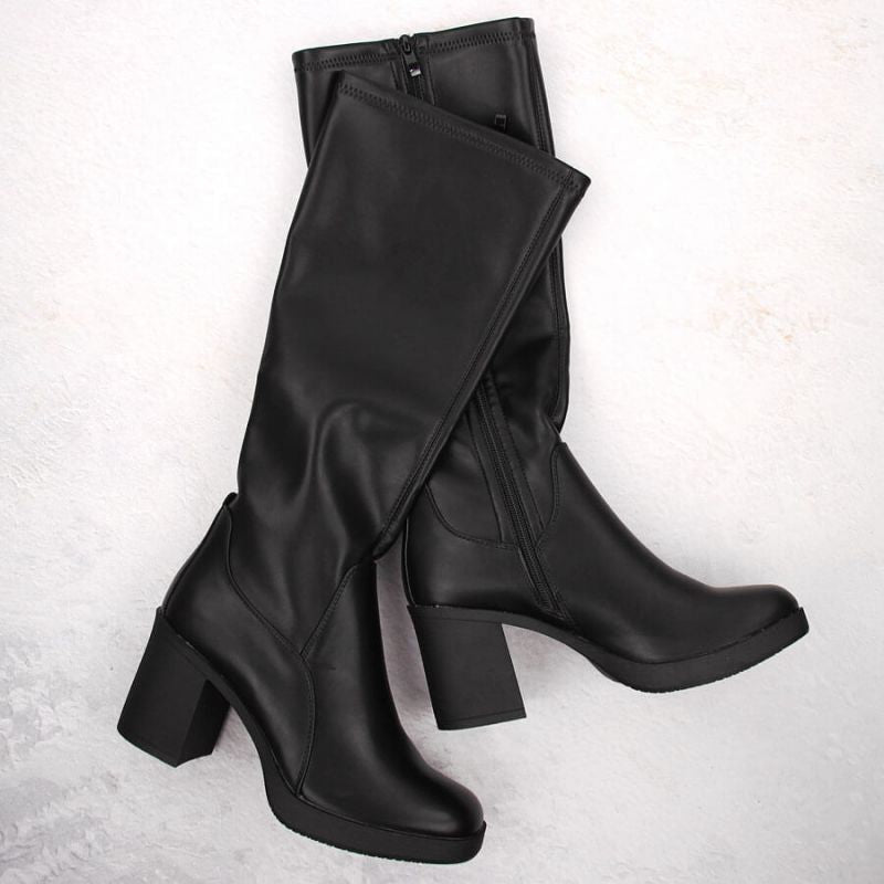 Sergio Leone KZ257 black insulated women's boots Footwear Your Sports Performance