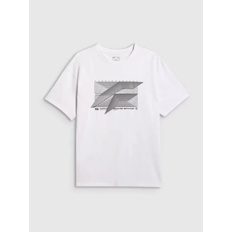 Men's regular printed T-shirt 4F 4FRAW25TTSHM3259-10S 4f
