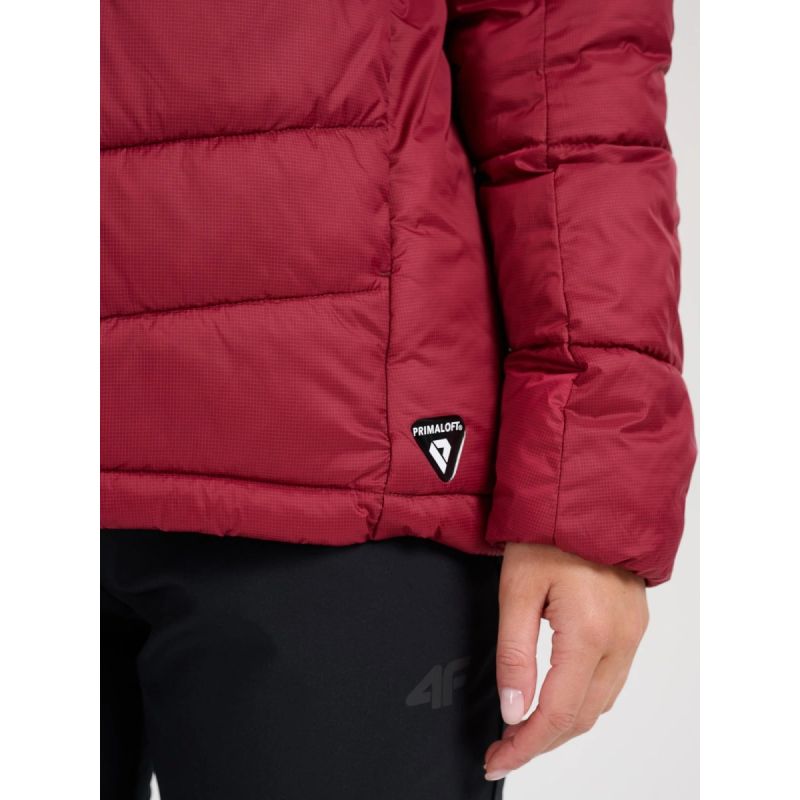 Women's down trekking jacket with Primaloft Silver filling 4F 4FRAW25TDJAF0792-60S 4f