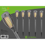 TORCH SOLAR LAMP DANCING FLAMES 12 LED SMD 7.5x7.5x46.5CM SET OF 5 PCS Home and Garden/Lighting Your Sports Performance