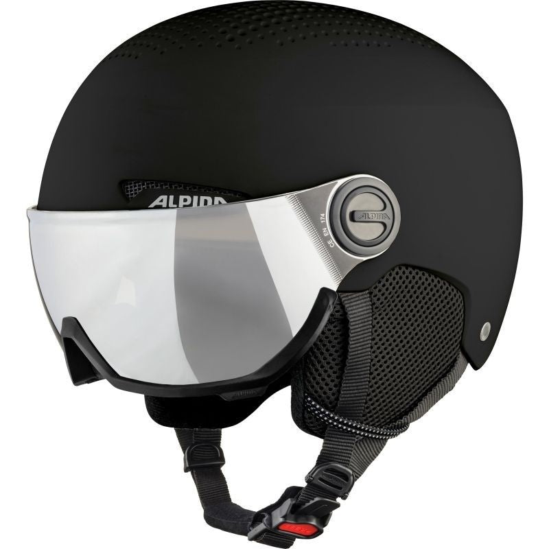 ALPINA ARBER VISOR Q LITE BLACK Ski Helmet 54-58 (SALE) Narciarstwo/Kaski Your Sports Performance