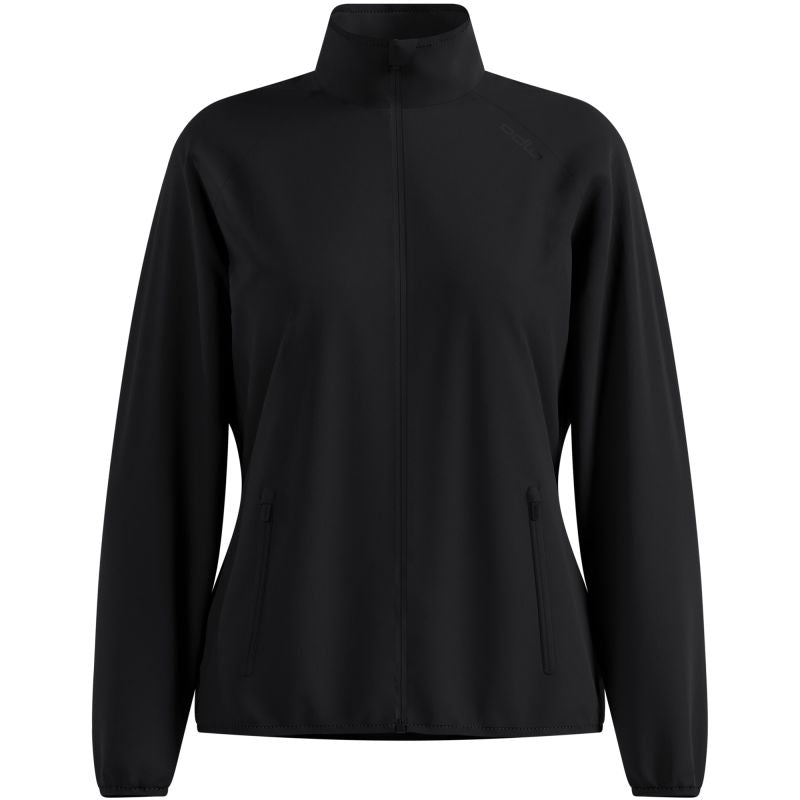 Women's Running Jacket Odlo Essential Light Jacket – black, size: M
