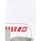 Men's regular printed T-shirt 4F 4FRAW25TTSHM3612-10S